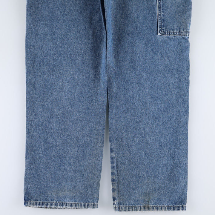Dickies denim painter pants for men, equivalent to W32 cotton blue type Vintage Second Hand