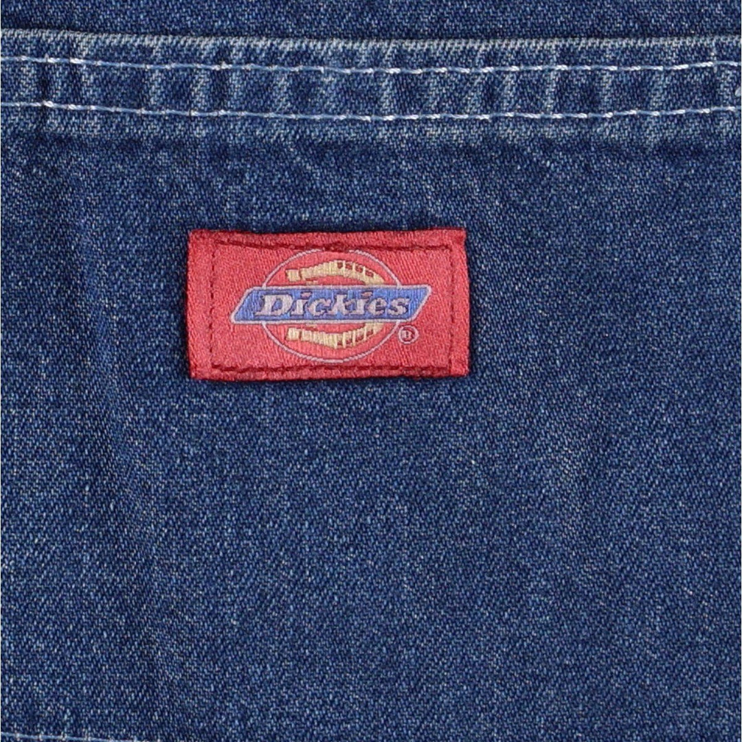 Dickies denim painter pants for men, equivalent to W34 cotton navy blue type Vintage Second Hand
