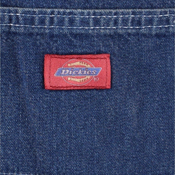 Dickies denim painter pants for men, equivalent to W34 cotton navy blue type Vintage Second Hand