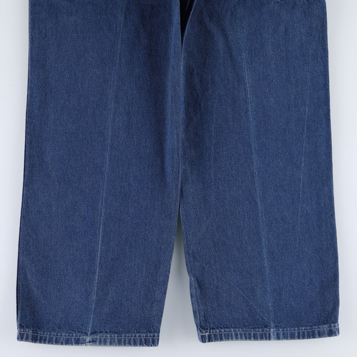 Dickies denim painter pants for men, equivalent to W34 cotton navy blue type Vintage Second Hand
