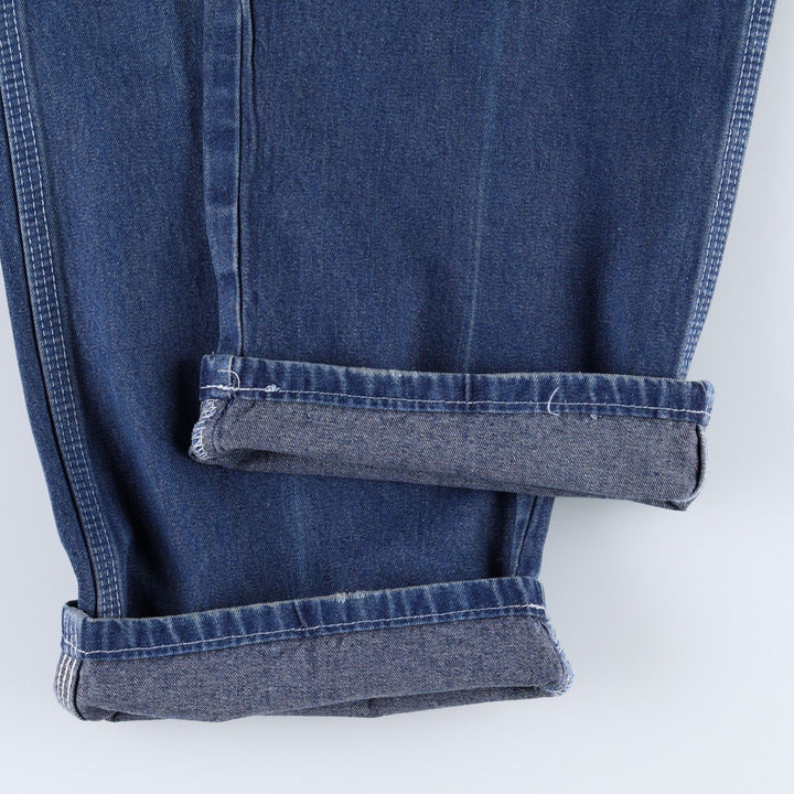 Dickies denim painter pants for men, equivalent to W34 cotton navy blue type Vintage Second Hand