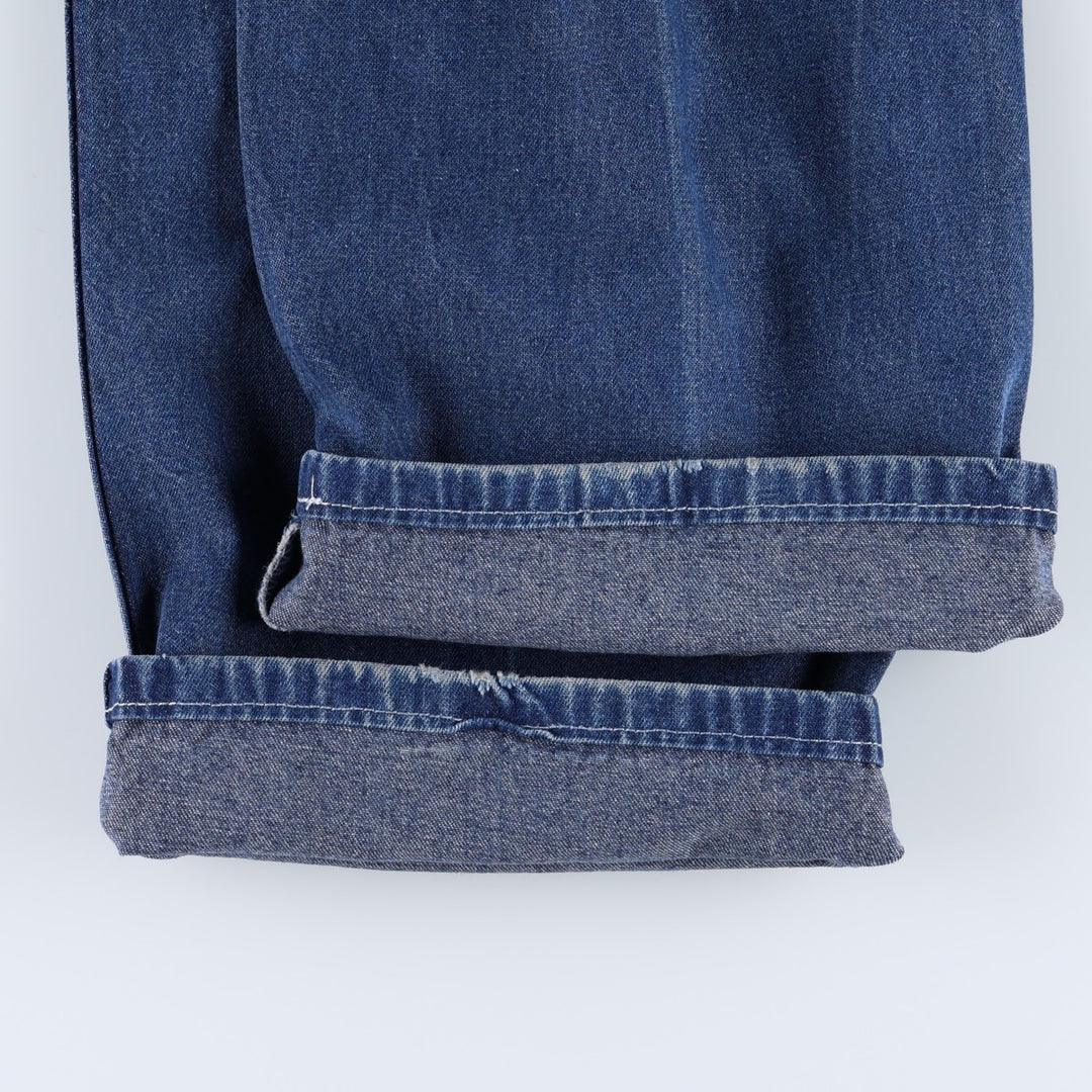 Dickies denim painter pants for men, equivalent to W34 cotton navy blue type Vintage Second Hand