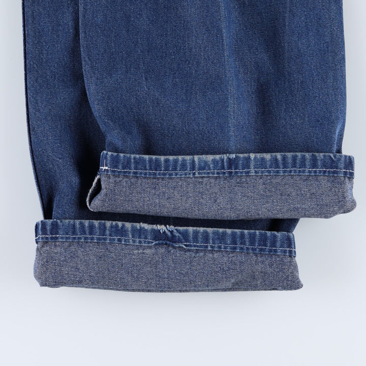Dickies denim painter pants for men, equivalent to W34 cotton navy blue type Vintage Second Hand