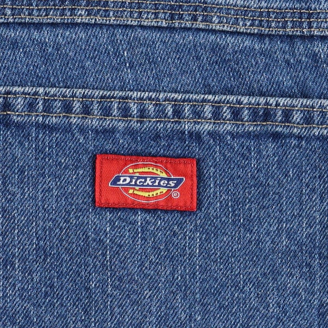 Dickies denim painter pants for men, equivalent to W35 cotton blue type Vintage Second Hand