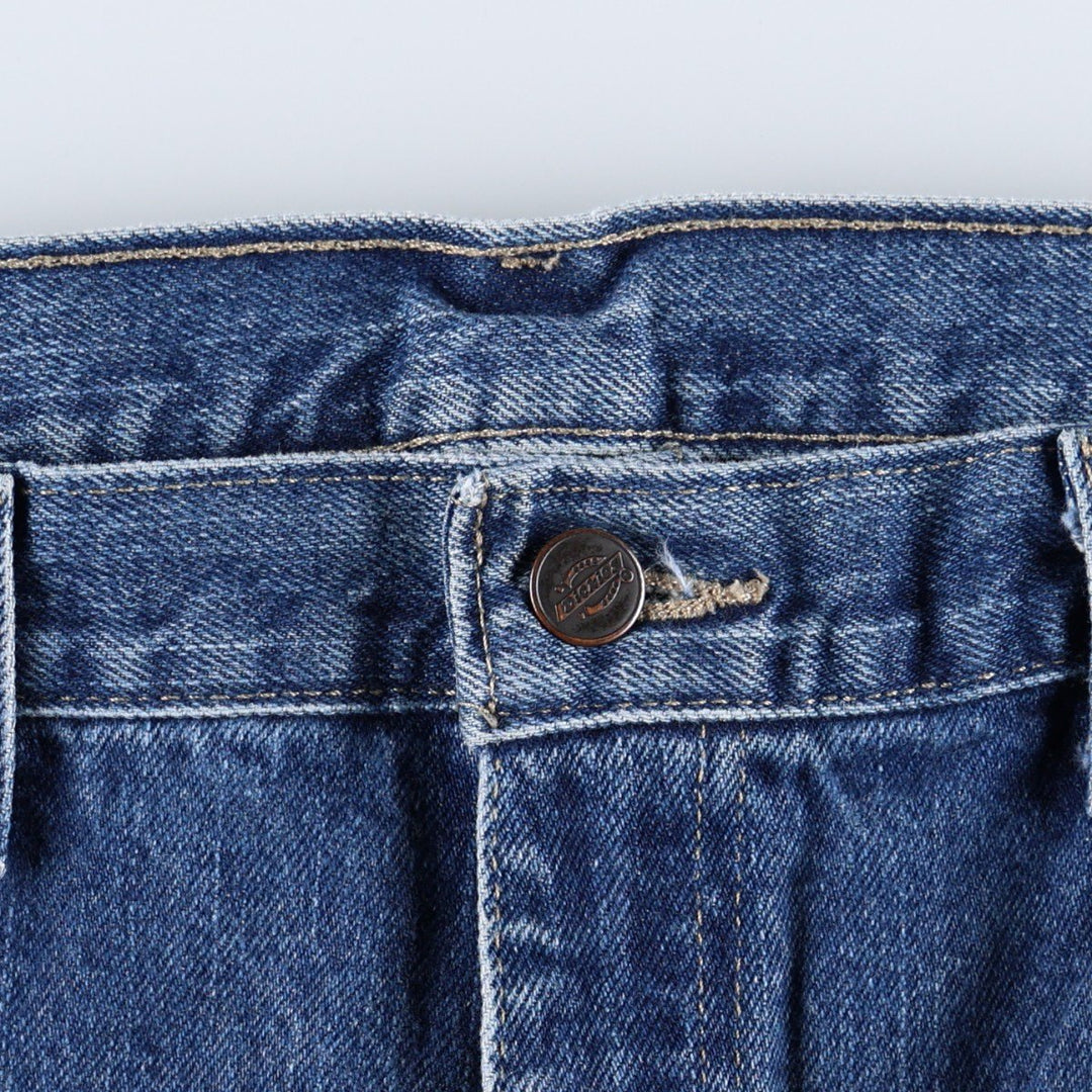 Dickies denim painter pants for men, equivalent to W35 cotton blue type Vintage Second Hand