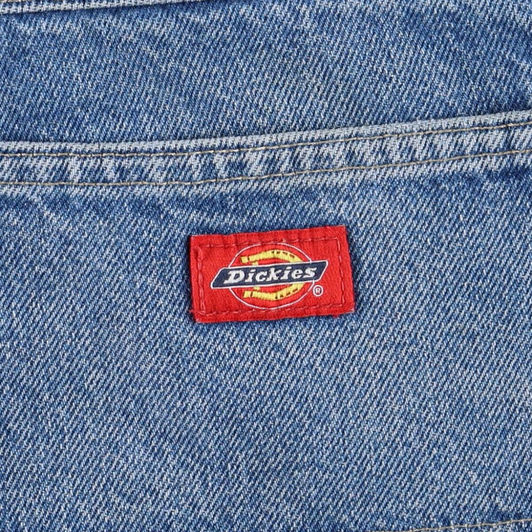 Dickies denim painter pants for men, equivalent to W33 cotton blue type Vintage Second Hand