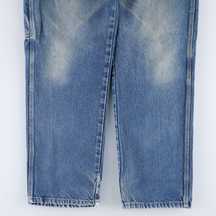 Dickies denim painter pants for men, equivalent to W33 cotton blue type Vintage Second Hand