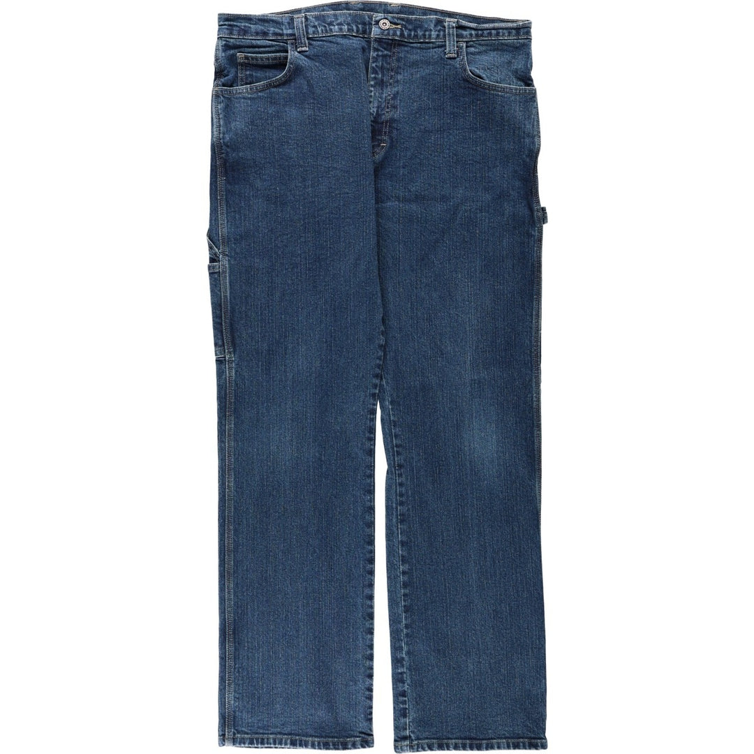 Dickies denim painter pants for men, equivalent to W37 cotton navy blue type Vintage Second Hand