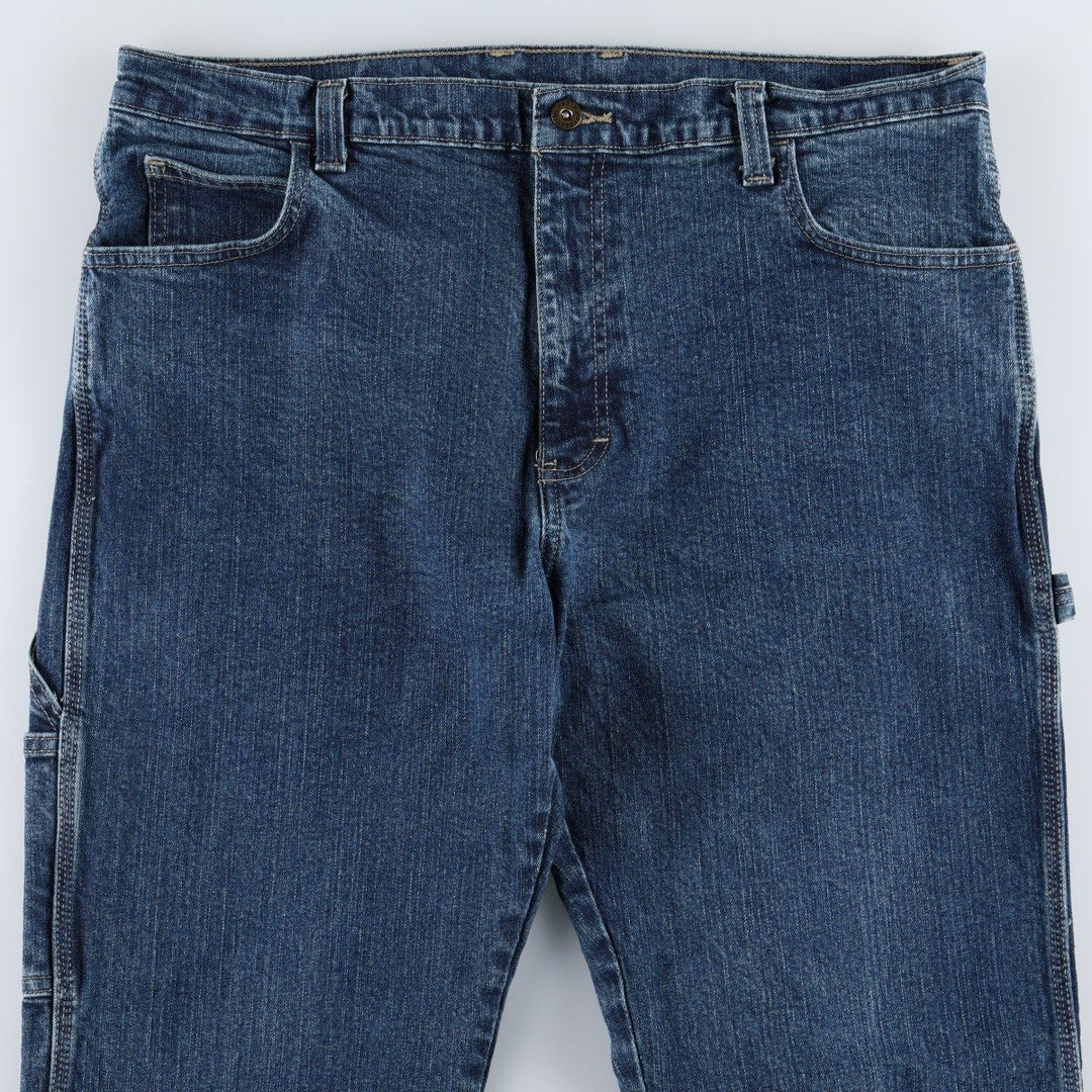 Dickies denim painter pants for men, equivalent to W37 cotton navy blue type Vintage Second Hand