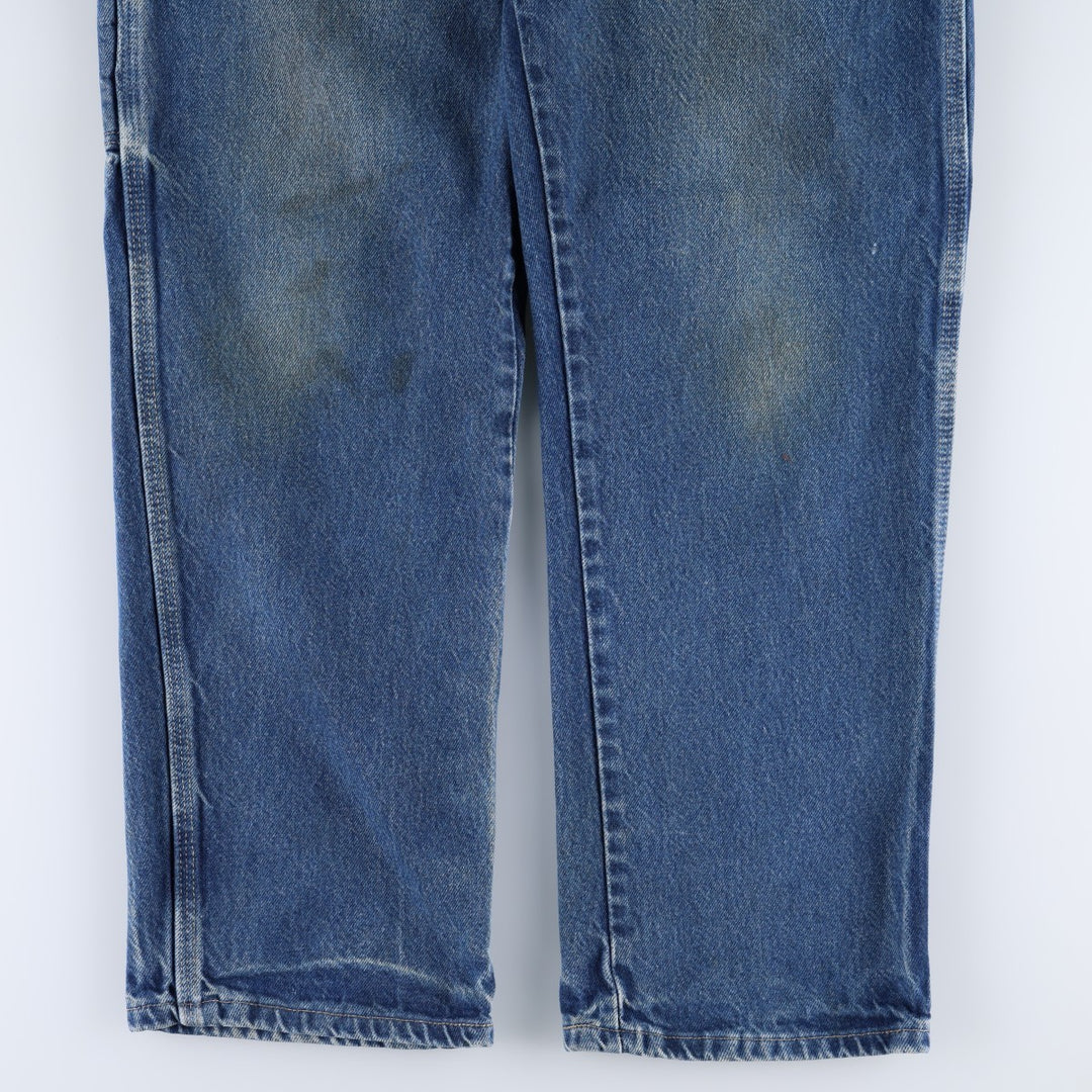 Dickies denim painter pants for men, equivalent to W35 cotton blue type Vintage Second Hand
