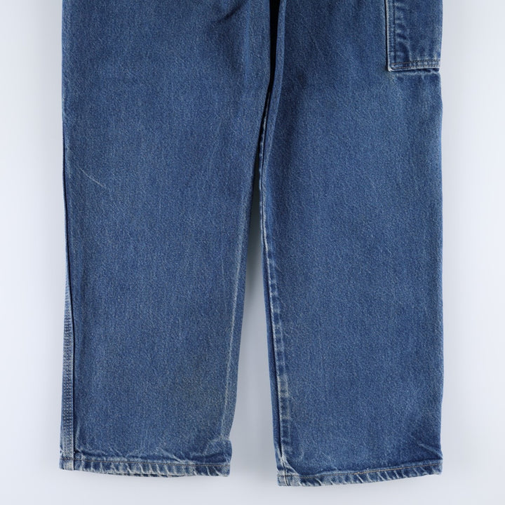 Dickies denim painter pants for men, equivalent to W35 cotton blue type Vintage Second Hand