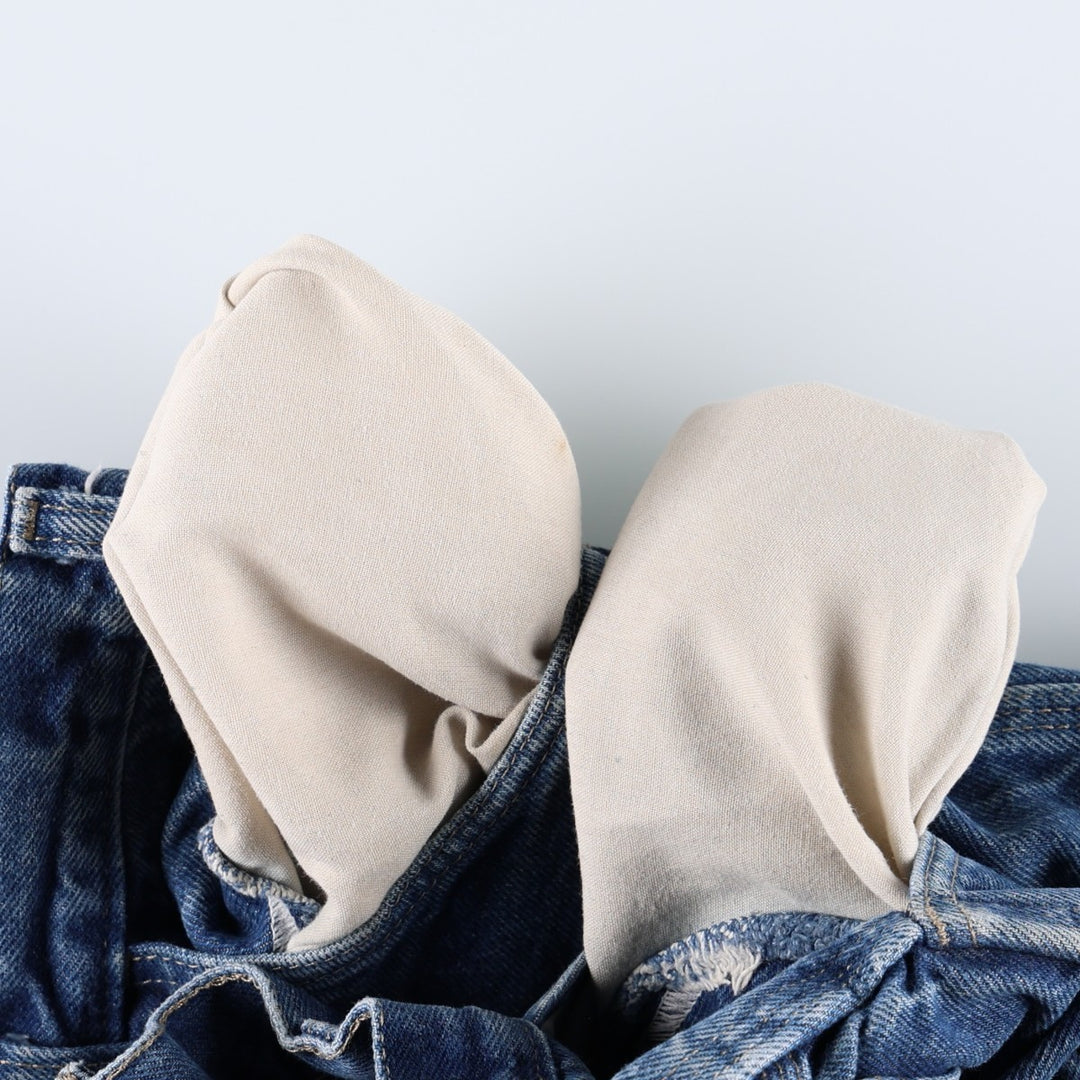 Dickies denim painter pants for men, equivalent to W35 cotton blue type Vintage Second Hand