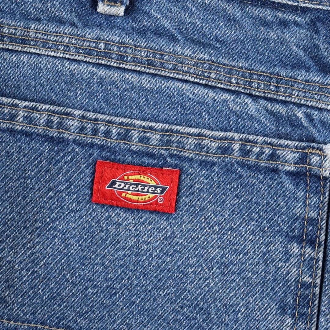 Dickies denim painter pants for men, equivalent to W34 cotton blue type Vintage Second Hand