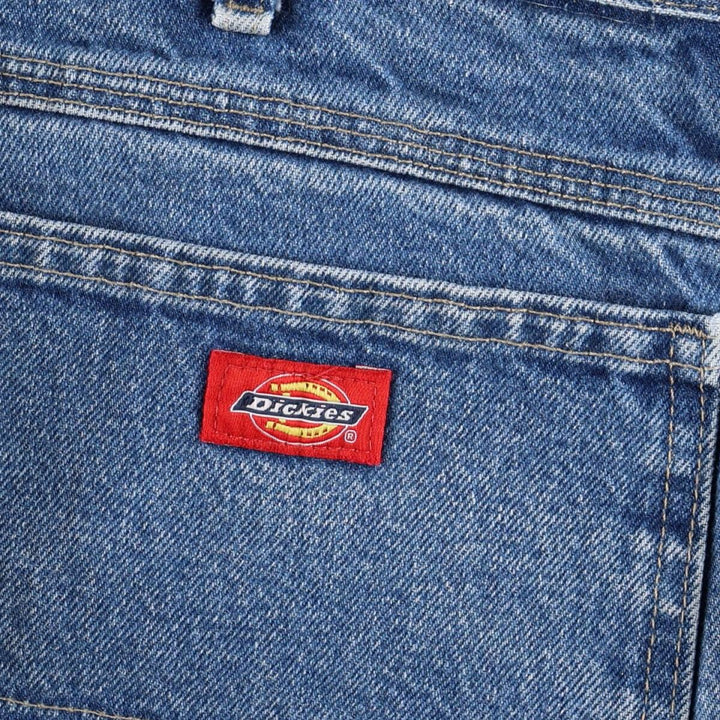 Dickies denim painter pants for men, equivalent to W34 cotton blue type Vintage Second Hand