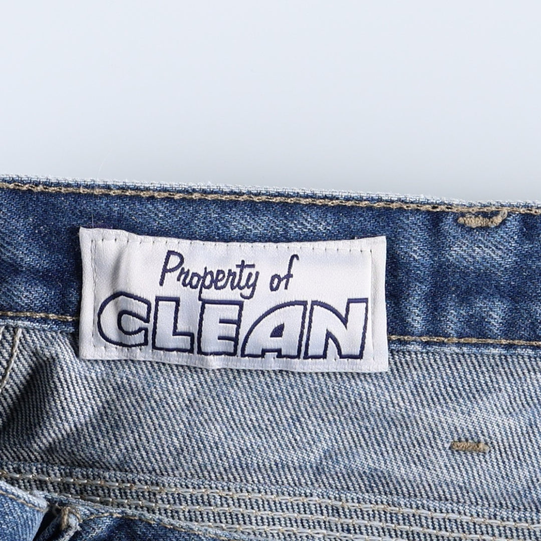 Dickies denim painter pants for men, equivalent to W34 cotton blue type Vintage Second Hand