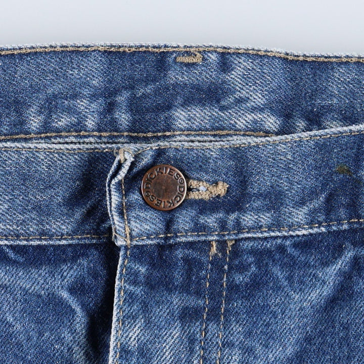 Dickies denim painter pants for men, equivalent to W34 cotton blue type Vintage Second Hand