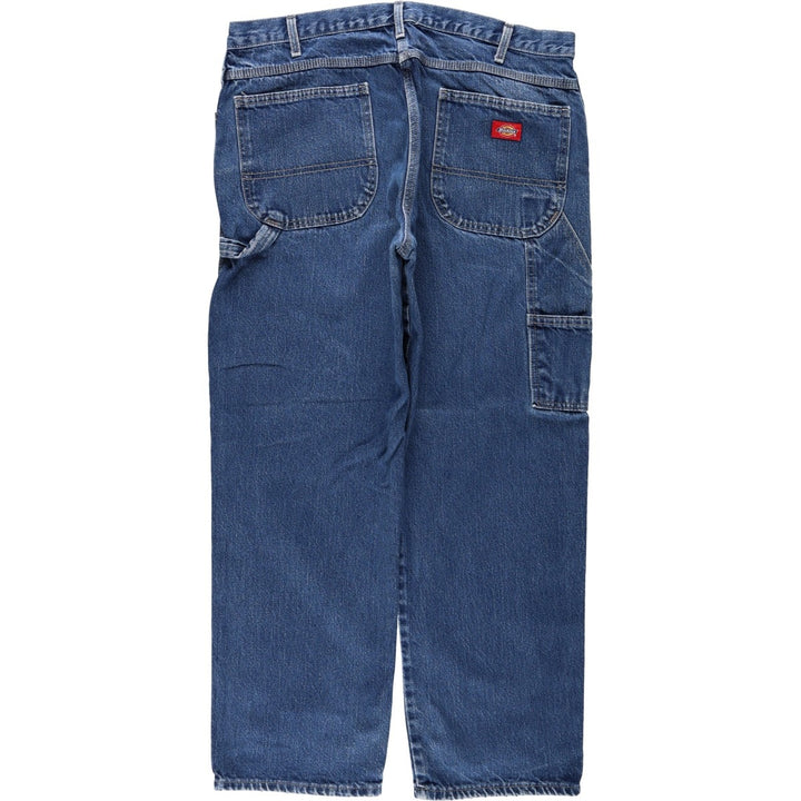 Dickies denim painter pants for men, equivalent to W37 unclear blue type Vintage Second Hand