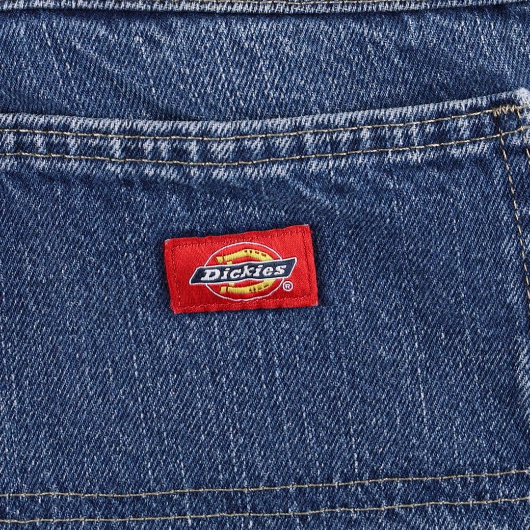 Dickies denim painter pants for men, equivalent to W37 unclear blue type Vintage Second Hand