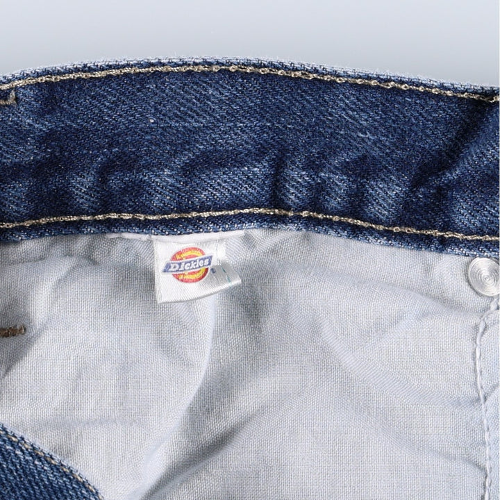 Dickies denim painter pants for men, equivalent to W37 unclear blue type Vintage Second Hand
