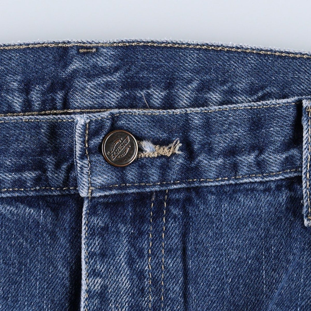 Dickies denim painter pants for men, equivalent to W37 unclear blue type Vintage Second Hand