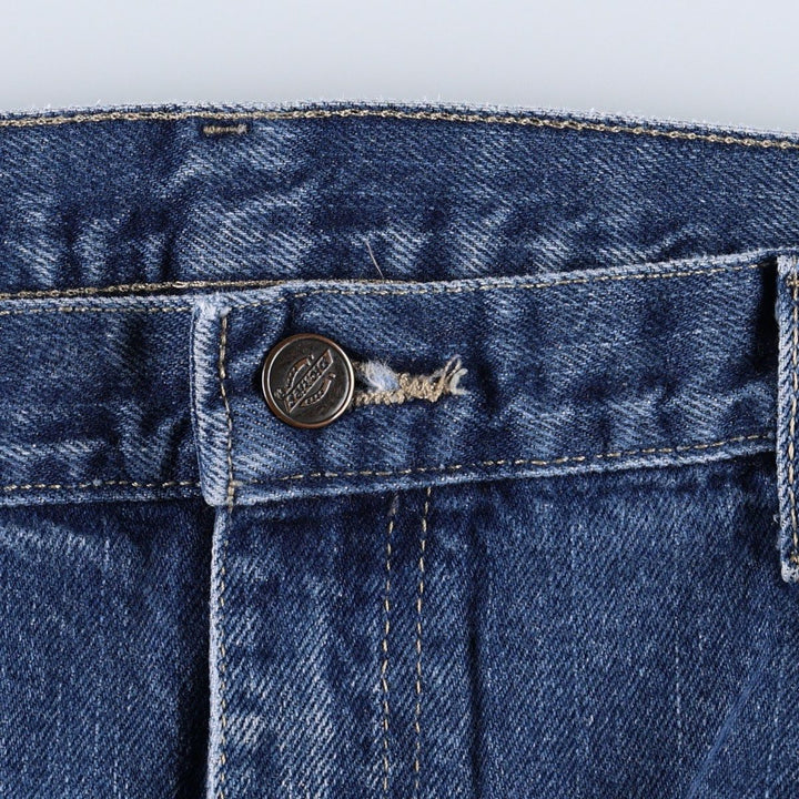 Dickies denim painter pants for men, equivalent to W37 unclear blue type Vintage Second Hand