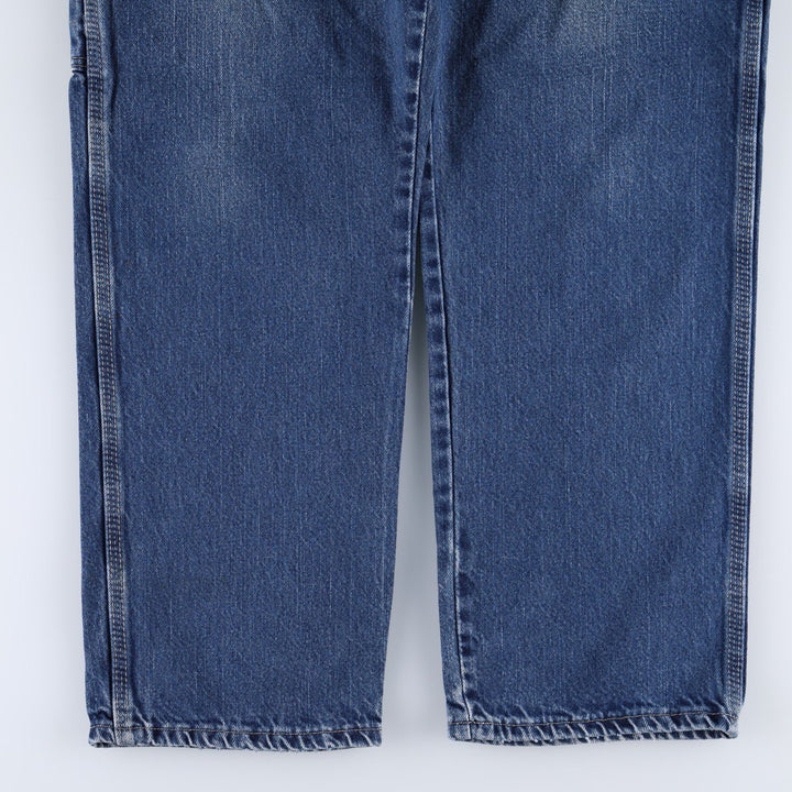 Dickies denim painter pants for men, equivalent to W37 unclear blue type Vintage Second Hand