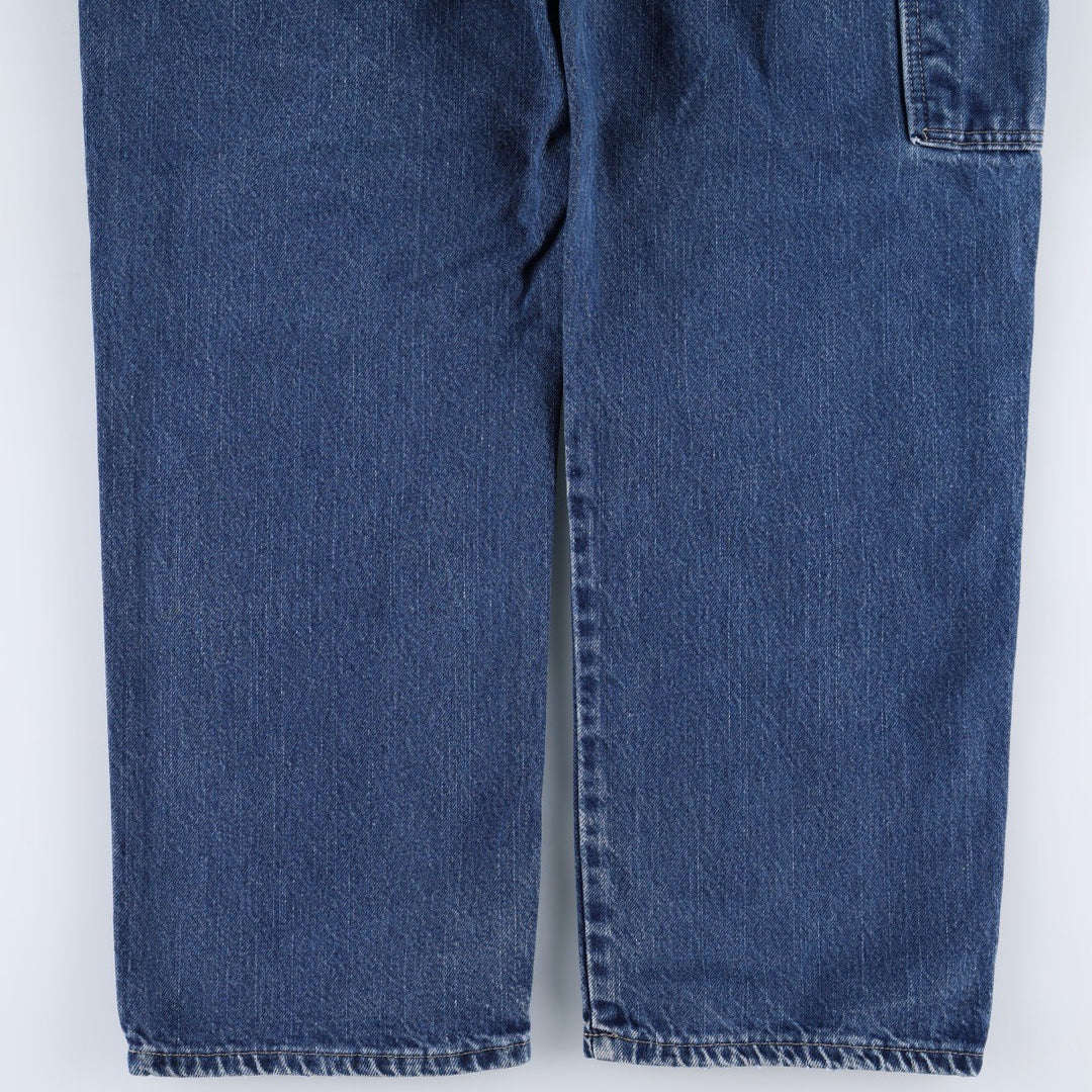 Dickies denim painter pants for men, equivalent to W37 unclear blue type Vintage Second Hand
