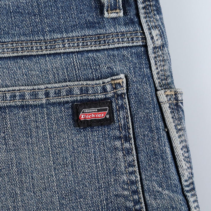 Dickies denim painter pants for men, equivalent to W35 cotton blue type Vintage Second Hand