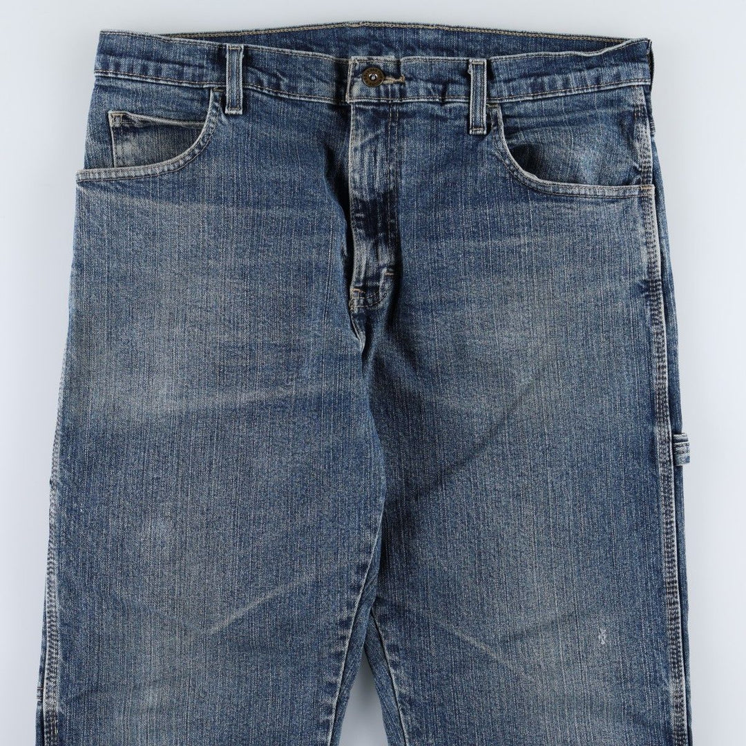 Dickies denim painter pants for men, equivalent to W35 cotton blue type Vintage Second Hand