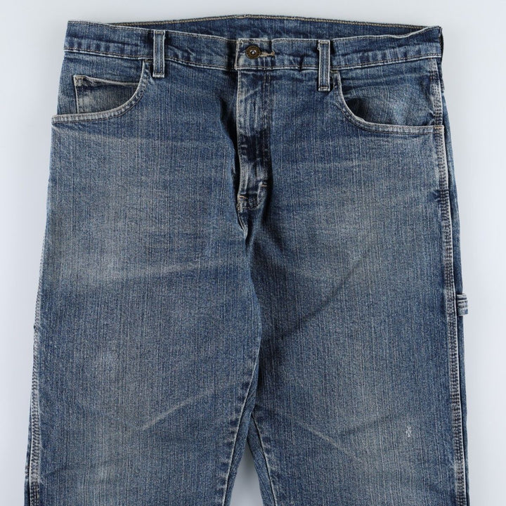Dickies denim painter pants for men, equivalent to W35 cotton blue type Vintage Second Hand