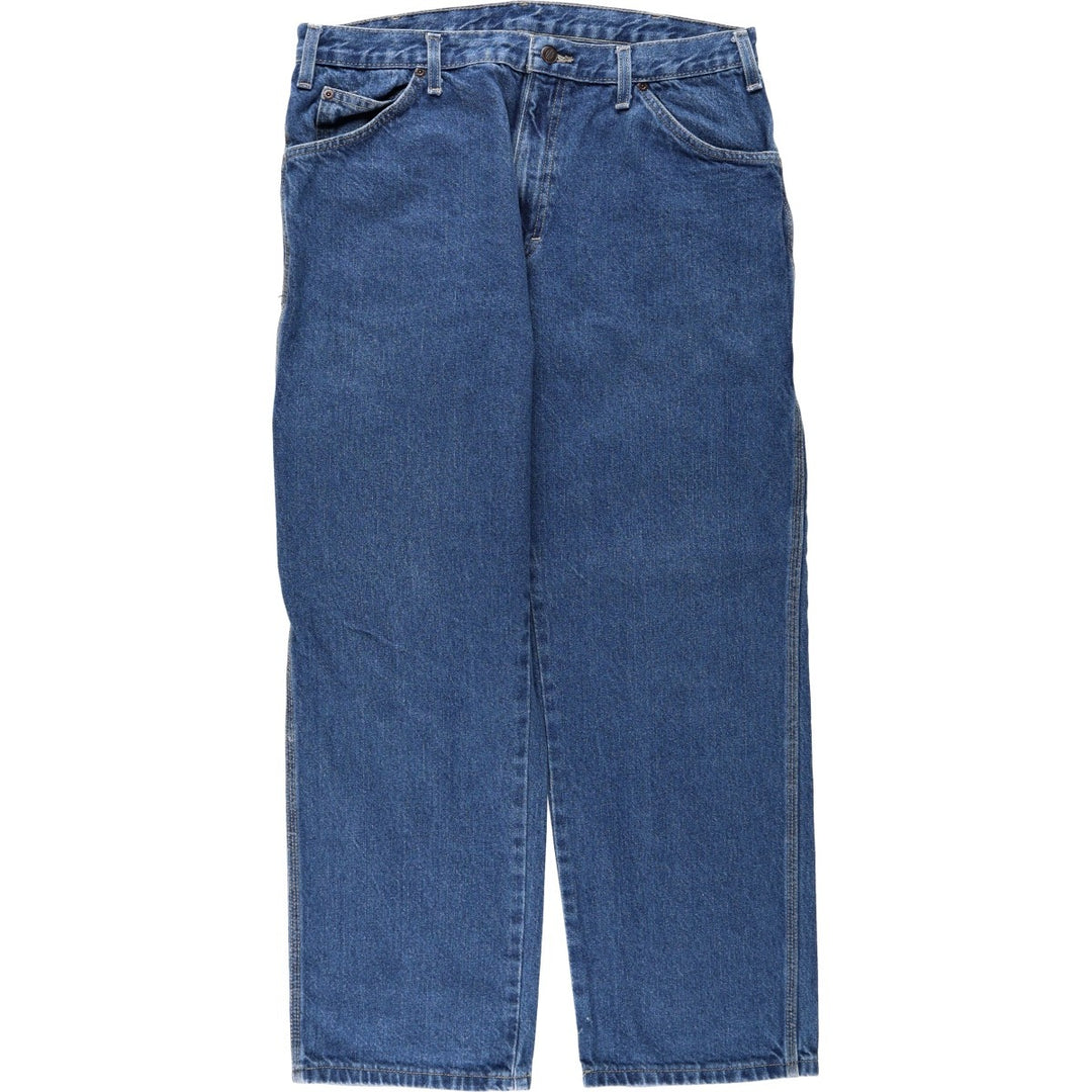 Dickies denim painter pants for men, equivalent to W35 cotton blue type Vintage Second Hand