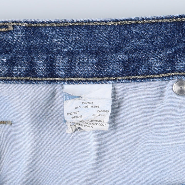 Dickies denim painter pants for men, equivalent to W35 cotton blue type Vintage Second Hand