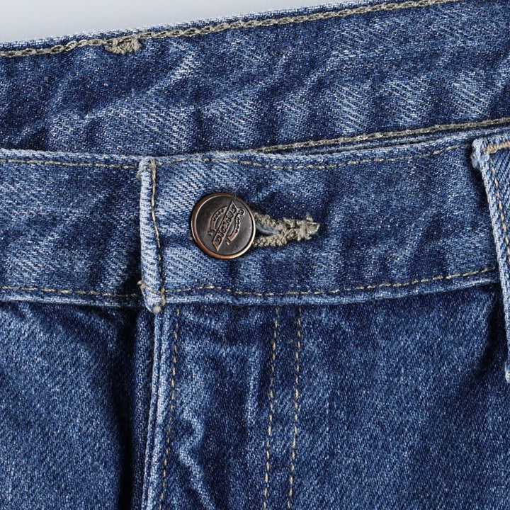 Dickies denim painter pants for men, equivalent to W35 cotton blue type Vintage Second Hand