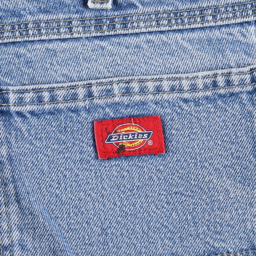 Dickies denim painter pants for men, equivalent to W33 cotton blue type Vintage Second Hand