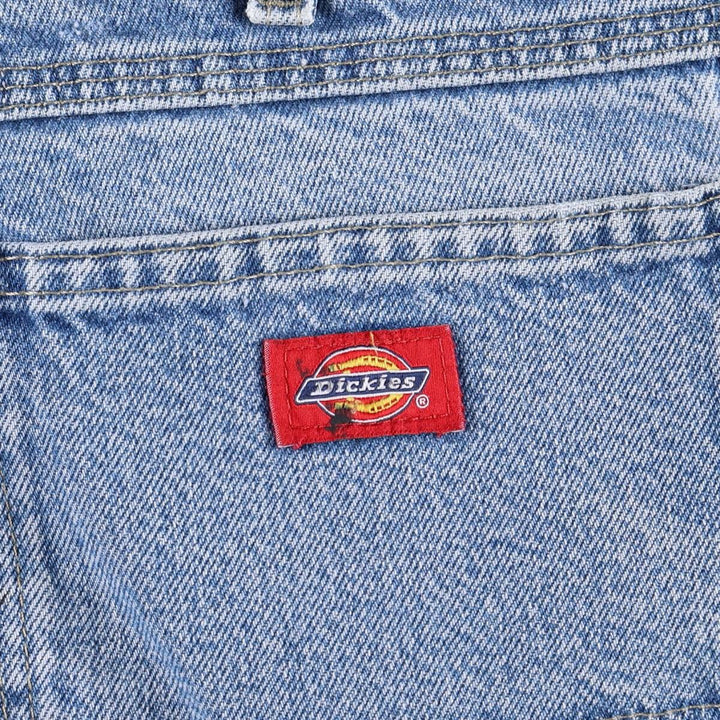 Dickies denim painter pants for men, equivalent to W33 cotton blue type Vintage Second Hand
