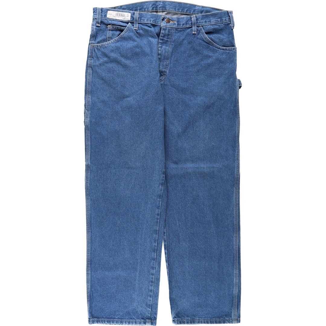 Dickies denim painter pants for men, equivalent to w36 cotton blue type Vintage Second Hand