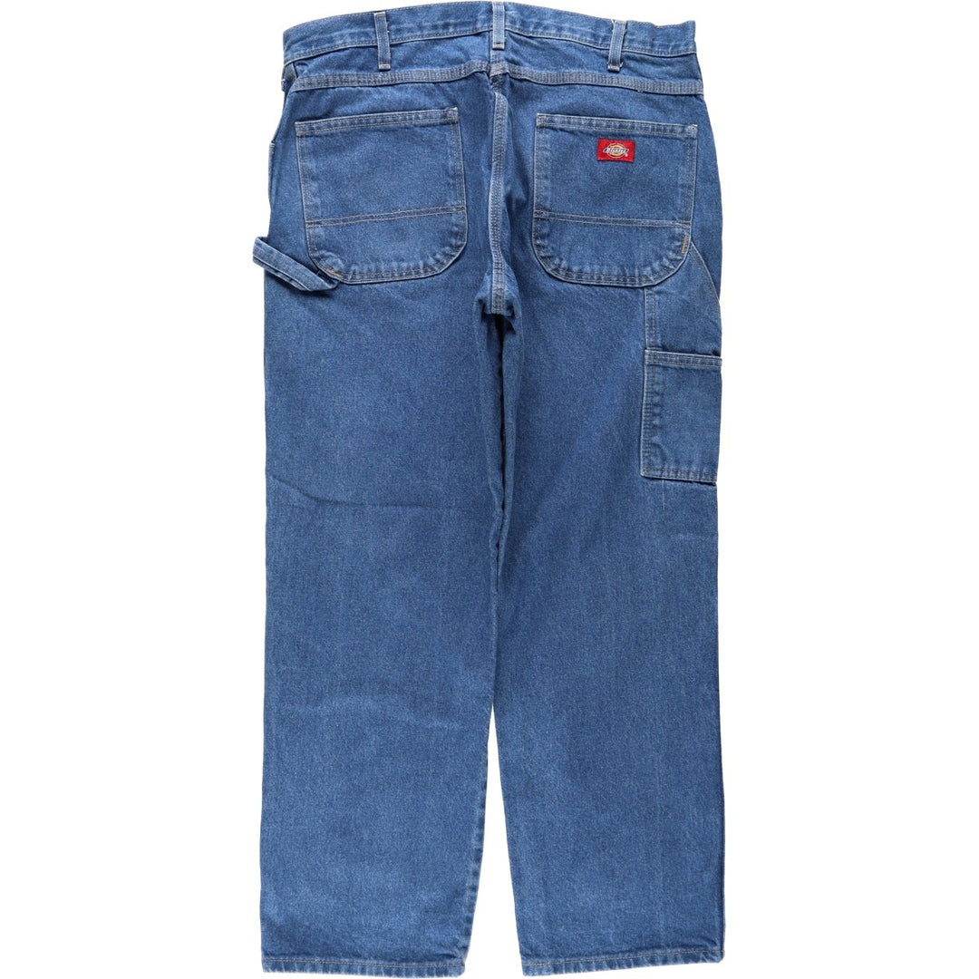 Dickies denim painter pants for men, equivalent to w36 cotton blue type Vintage Second Hand