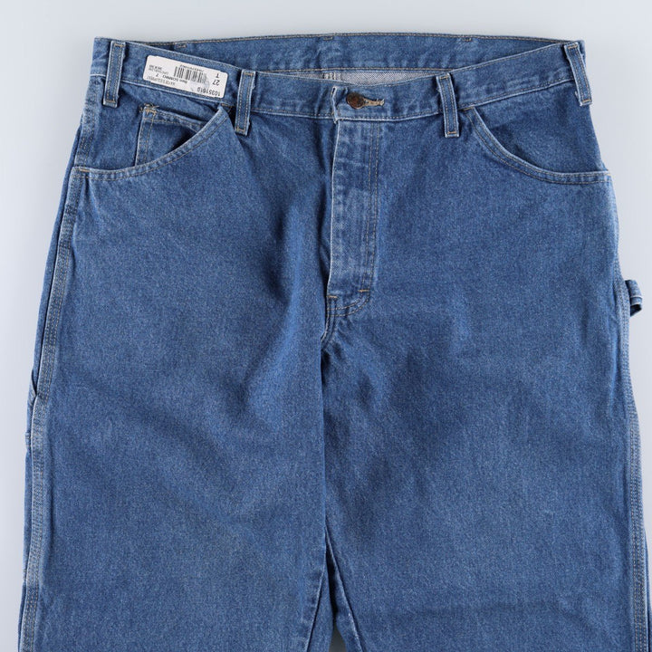 Dickies denim painter pants for men, equivalent to w36 cotton blue type Vintage Second Hand
