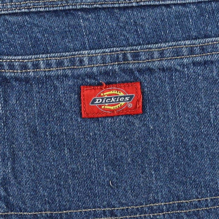 Dickies denim painter pants for men, equivalent to W34 cotton blue type Vintage Second Hand
