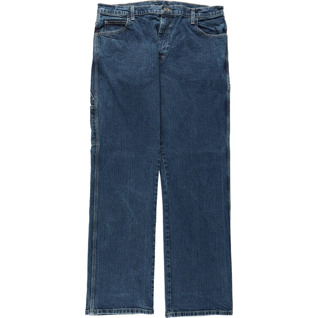 Dickies denim painter pants for men, equivalent to W37 cotton blue type Vintage Second Hand