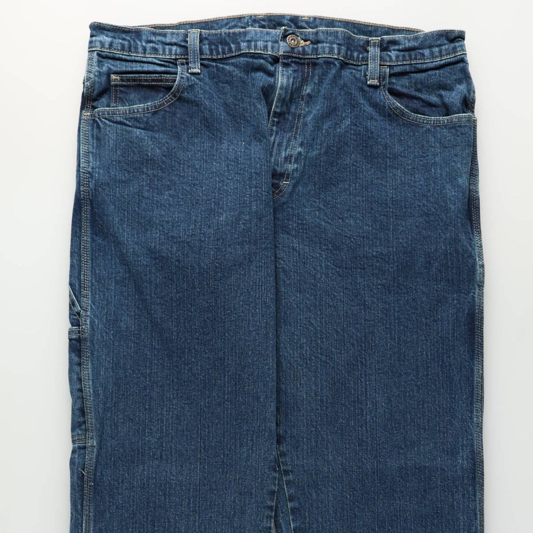 Dickies denim painter pants for men, equivalent to W37 cotton blue type Vintage Second Hand