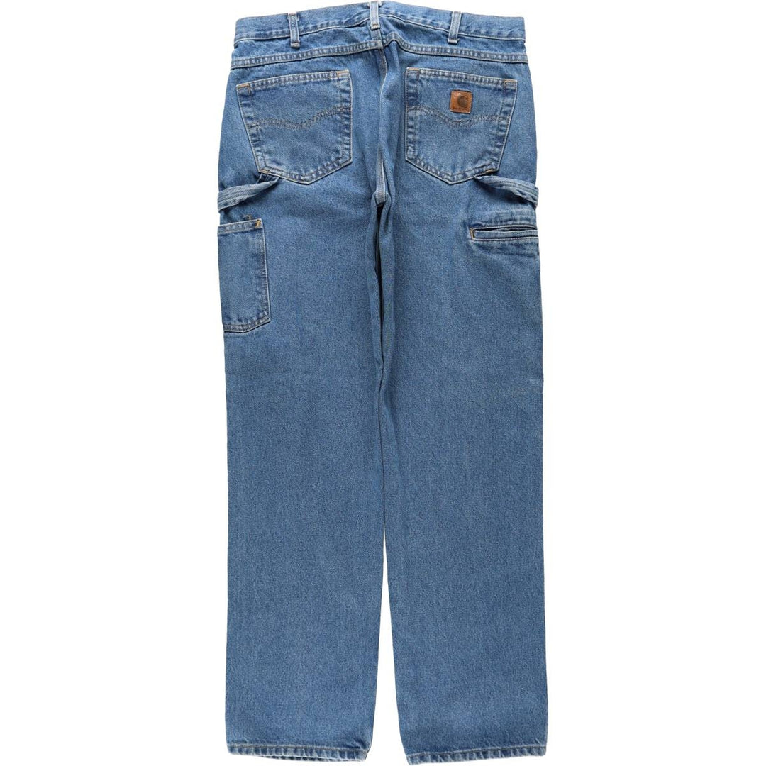 Carhartt Relaxed Fit Denim Painter Pants, Men's W35 (approx.) cotton blue type Vintage Second Hand