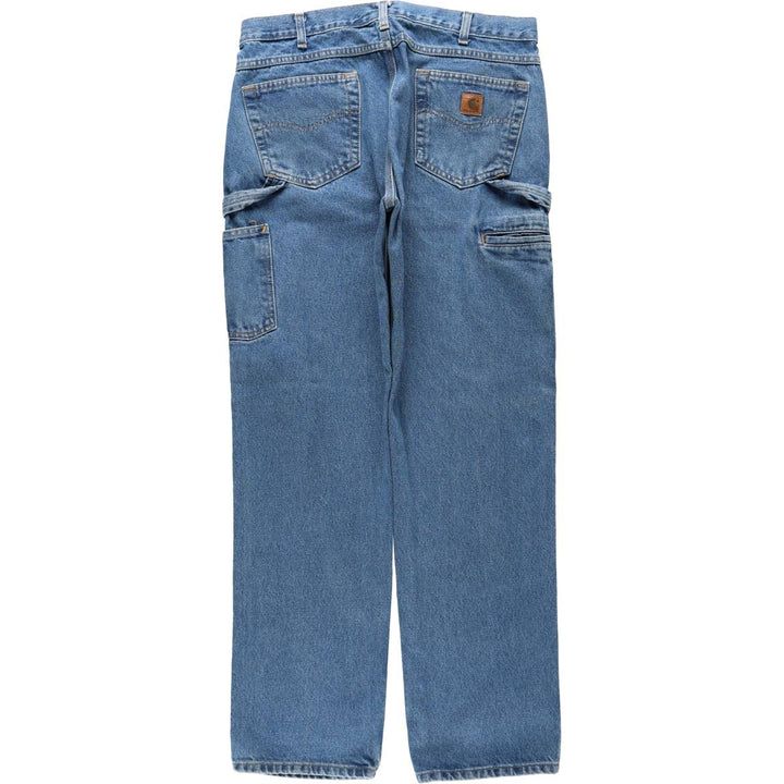 Carhartt Relaxed Fit Denim Painter Pants, Men's W35 (approx.) cotton blue type Vintage Second Hand