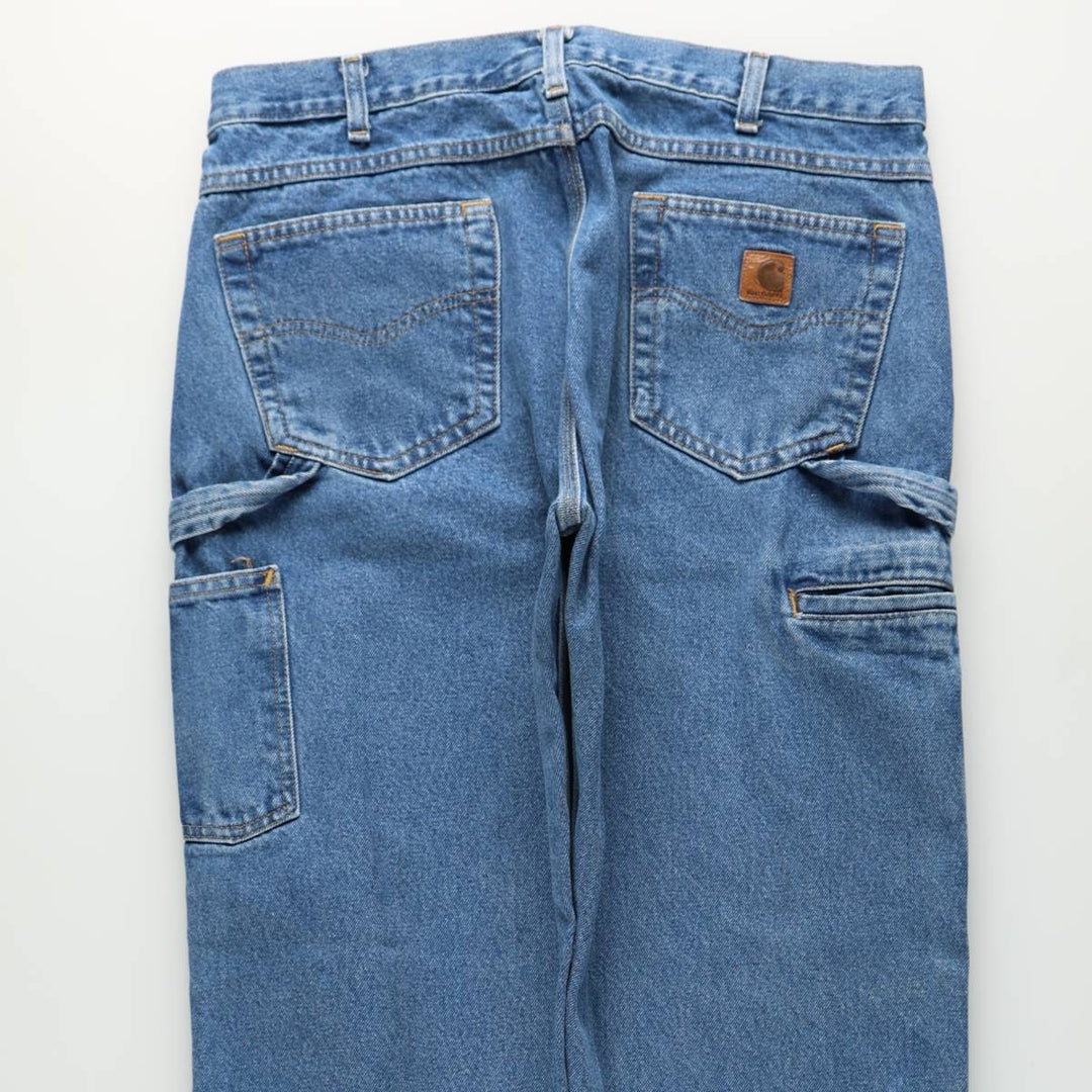 Carhartt Relaxed Fit Denim Painter Pants, Men's W35 (approx.) cotton blue type Vintage Second Hand