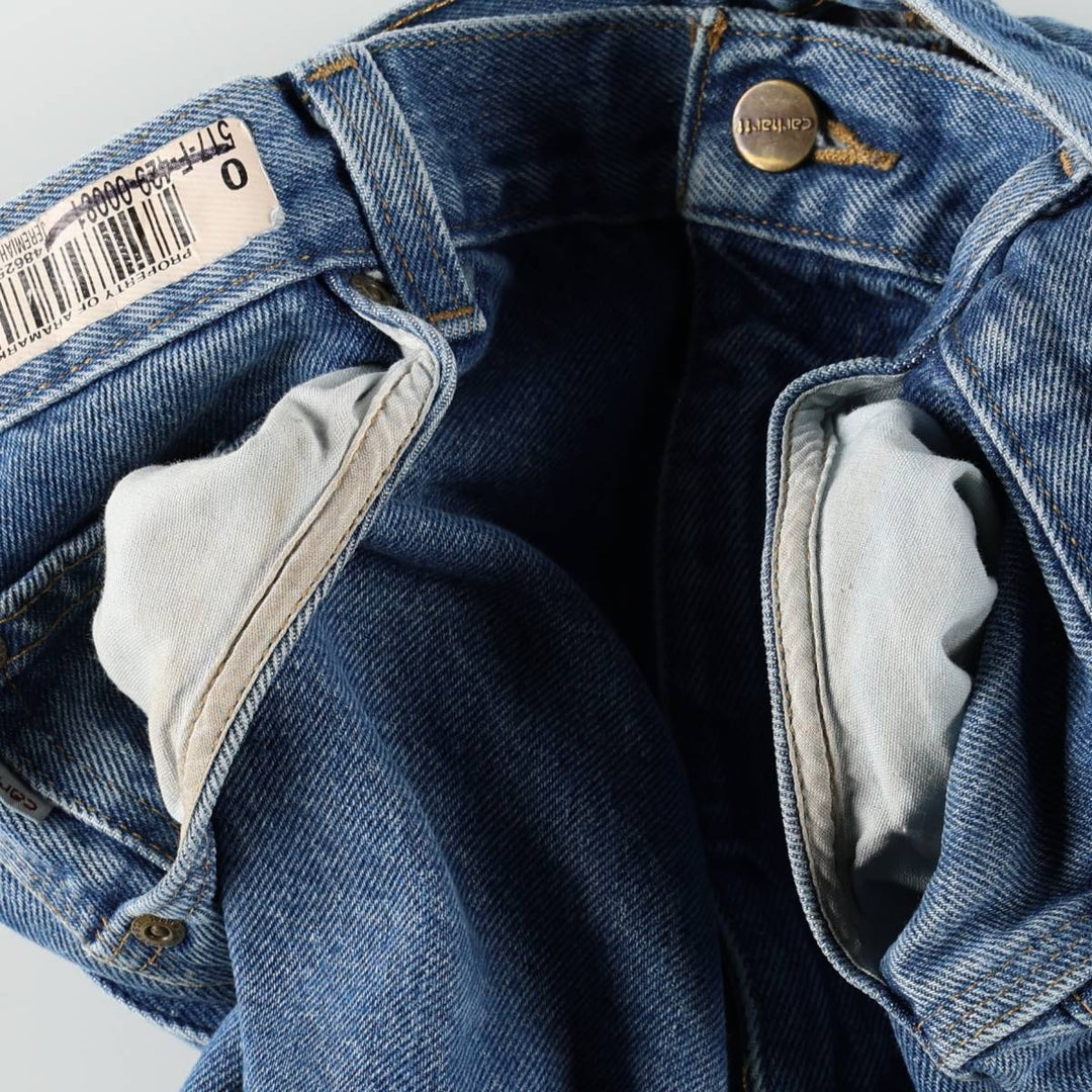 Carhartt Relaxed Fit Denim Painter Pants, Men's W35 (approx.) cotton blue type Vintage Second Hand