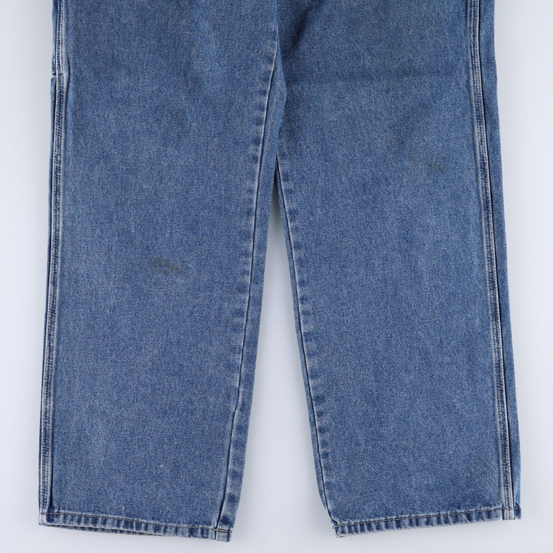 Dickies denim painter pants for men, equivalent to W34 cotton blue type Vintage Second Hand
