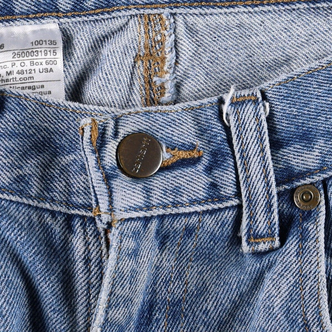 Carhartt Relaxed Fit Denim Painter Pants, Men's Size W32 (approx.) cotton blue type Vintage Second Hand