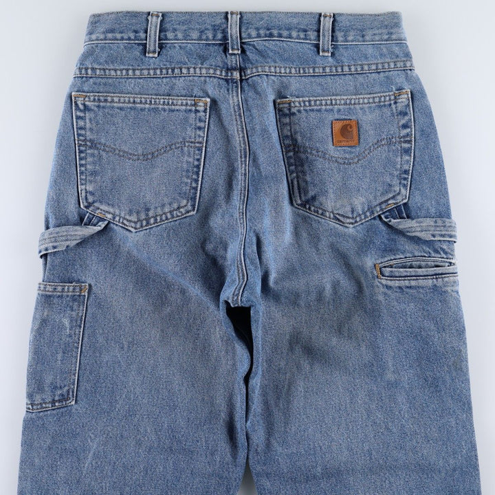 Carhartt Relaxed Fit Denim Painter Pants, Men's Size W32 (approx.) cotton blue type Vintage Second Hand