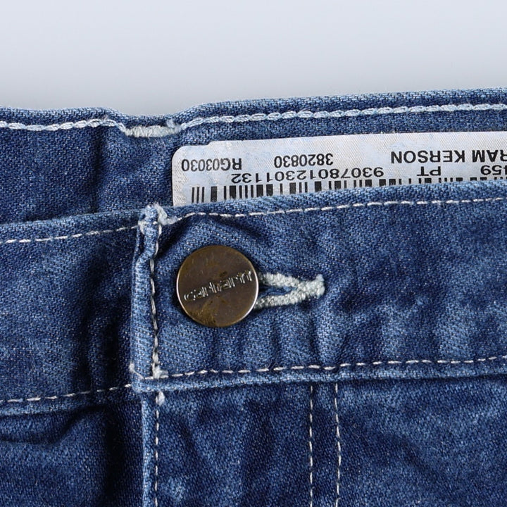 Carhartt Dungaree Fit Denim Painter Pants, Men's, W31 equivalent cotton blue type Vintage Second Hand