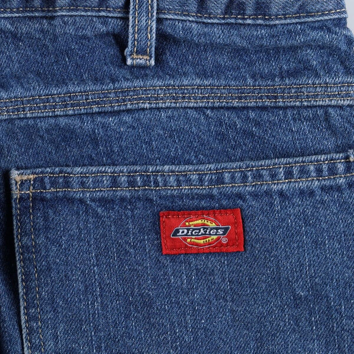 Dickies denim painter pants for men, equivalent to W34 cotton blue type Vintage Second Hand